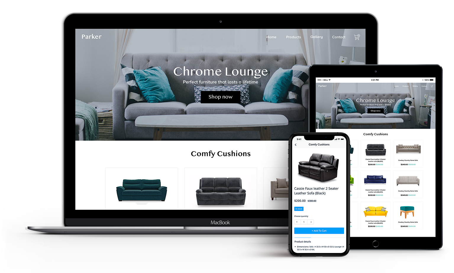 screenshot of Zoho Sites